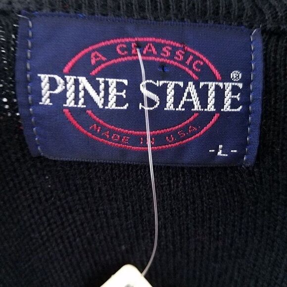 Glenfiddich Scotch Whisky Sweater Vintage 80s V Neck Deadstock Made In USA Mens - Picture 6 of 6